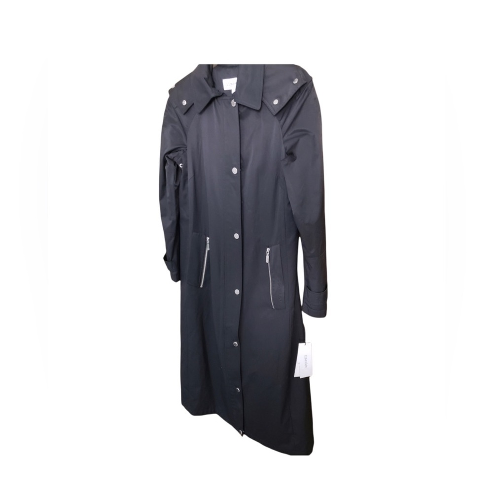 Calvin Klein Hooded A-Line Raincoat XS - Picture 5 of 12